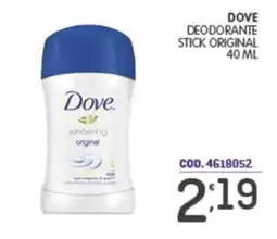 Eurocash Dove deodorante stick original offerta