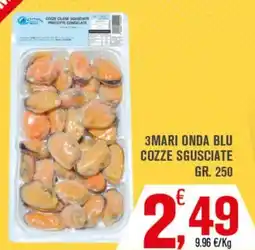Conté Supermercati 3Mari Onda Blu Cozze Sgusciate offerta