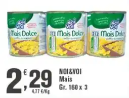 Conté Supermercati NOI&VOI Mais Dolce offerta