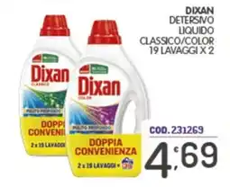 Eurocash Dixan detersivo liquido classico/color offerta