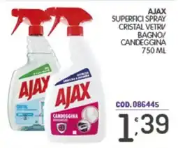 Eurocash Ajax superfici spray cristal vetr/bagno/candeggina offerta