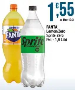 Sidis Fanta Lemon/Zero Sprite Zero offerta