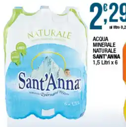 Sidis Acqua minerale naturale Sant'Anna offerta