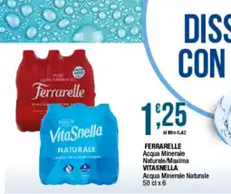 Sidis Ferrarelle Acqua Minerale Naturale/Maxima Vitasnella Acqua Minerale Naturale offerta