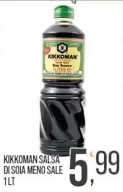 Cash pro Kikkoman salsa di soia meno sale offerta