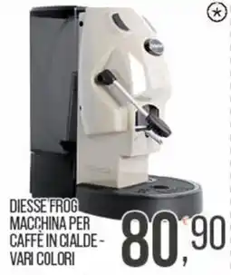 Cash pro Diesse' Frog macchina per caffè in cialde offerta