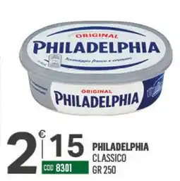 Tutto Risparmio Cash&Carry Philadelphia classico offerta