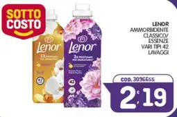 Eurocash Lenor ammorbidente classico/essenze offerta