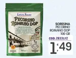 Eurocash Soresina pecorino romano dop offerta
