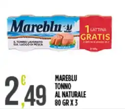 Supermercato Pollio Mareblu tonno al naturale offerta