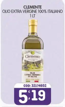 Eurocash Olio extra vergine di oliva Clemente offerta