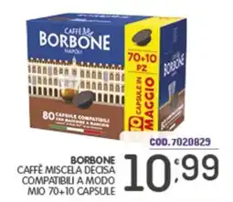 Eurocash Caffè miscela decisa Borbone offerta