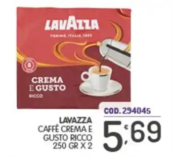 Eurocash Lavazza caffè crema e gusto ricco offerta