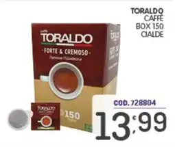 Eurocash Toraldo Caffè Cialde Forte & Cremoso offerta