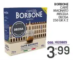 Eurocash Caffè macinato Borbone offerta