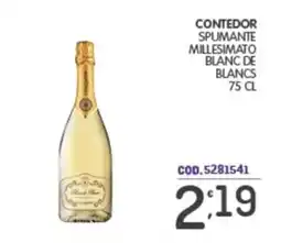 Eurocash Contedor spumante millesimato blanc de blancs offerta