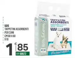 Tutto Risparmio Cash&Carry Tappetini assorbenti per cani Billy & Genny offerta