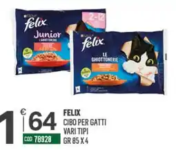 Tutto Risparmio Cash&Carry Felix cibo per gatti offerta