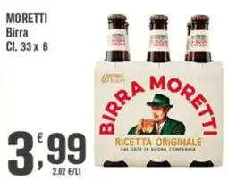 Conté Supermercati Birra Moretti offerta