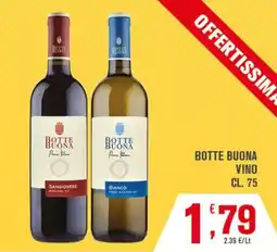 Conté Supermercati Botte Buona vino offerta