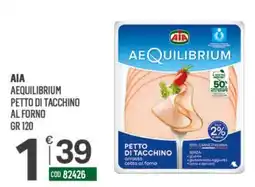 Tutto Risparmio Cash&Carry AIA AEQUILIBRIUM PETTO DI TACCHINO offerta