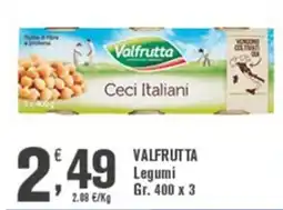 Conté Supermercati Valfrutta Ceci Italiani offerta