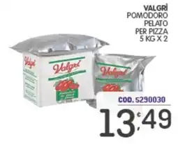 Eurocash Valgri pomodoro pelato per pizza offerta