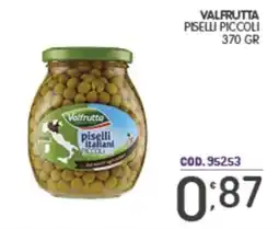 Eurocash Valfrutta piselli italiani piccoli offerta