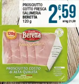 Sidis Prosciutto cotto Beretta offerta