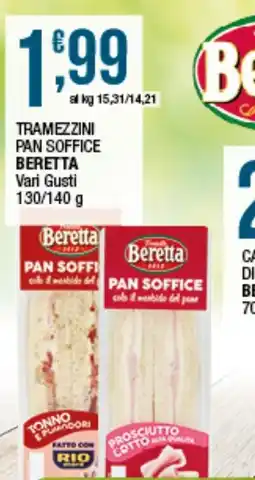 Sidis Tramezzini pan soffice beretta offerta