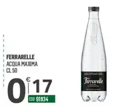 Tutto Risparmio Cash&Carry Ferrarelle acqua maxima offerta