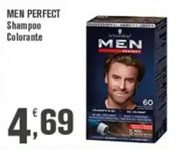 Conté Supermercati Schwarzkopf MEN PERFECT Shampoo Colorante offerta