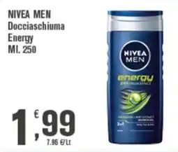 Conté Supermercati Nivea Men Docciaschiuma Energy offerta