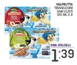Eurocash Valfrutta triangolini vari gusti offerta