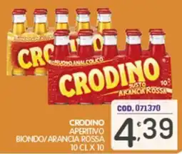 Eurocash Crodino aperitivo biondo/arancia rossa offerta
