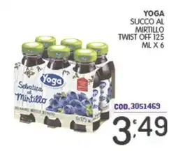 Eurocash Yoga succo al mirtillo offerta