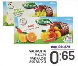 Eurocash Valfrutta succhi vari gusti offerta
