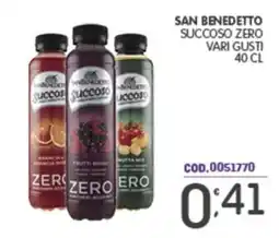 Eurocash San Benedetto Succoso Zero offerta