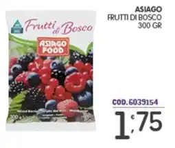 Eurocash Frutti di Bosco Asiago Food offerta
