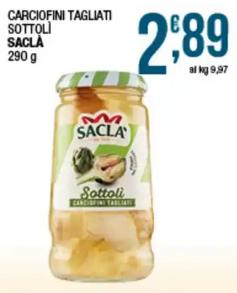 Carciofini tagliati Sottoli Sacla