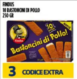 Supermercato Pollio Findus Bastoncini di Pollo offerta