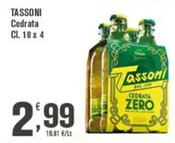Conté Supermercati Tassoni Cedrata Zero offerta