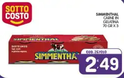 Eurocash Simmenthal carne in gelatina offerta
