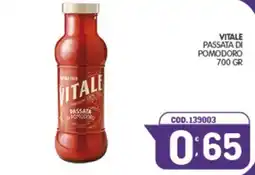 Eurocash Vitale passata di pomodoro offerta