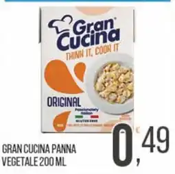 Cash pro Gran Cucina panna vegetale offerta