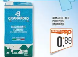 Cash pro Granarolo latte parzialmente scremato offerta