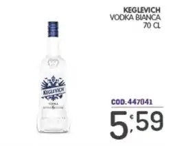 Eurocash Keglevich vodka bianca offerta