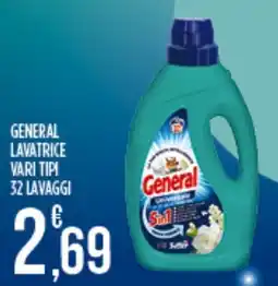 Supermercato Pollio General lavatrice offerta