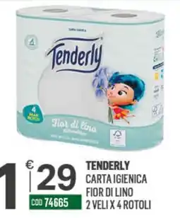 Tutto Risparmio Cash&Carry Tenderly carta igienica fior di lino offerta