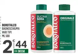 Tutto Risparmio Cash&Carry Borotalco bagnoschiuma offerta